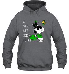 Snoopy A Wee Bit Irish Today Hoodie - kambletee