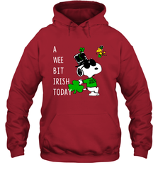 Snoopy A Wee Bit Irish Today Hoodie - kambletee