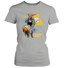Harley Quinn Pittsburgh Steelers Of Prey Women's T-Shirt - kambletee