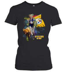Harley Quinn Pittsburgh Steelers Of Prey Women's T-Shirt - kambletee
