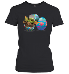 Easter Eggs Baby Yoda Women's T-Shirt - kambletee