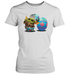 Easter Eggs Baby Yoda Women's T-Shirt - kambletee