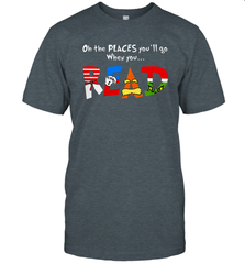 Oh the places you'll go when you read Dr Seuss Grinch Men's T-Shirt - kambletee