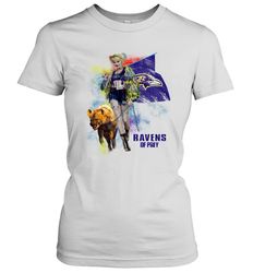 Harley Quinn Baltimore Ravens Of Prey Women's T-Shirt - kambletee