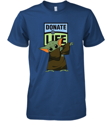 Baby Yoda Dabbing Donate Life Premium Men's T-Shirt - kambletee