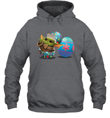 Easter Eggs Baby Yoda Hoodie - kambletee