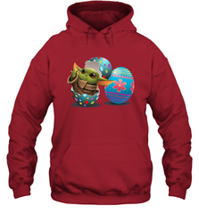 Easter Eggs Baby Yoda Hoodie - kambletee
