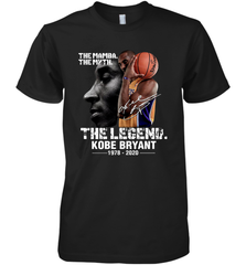 The Mamba The Myth The Legend Kobe Bryant 1987 2020 Premium Men's T-Shirt - kambletee