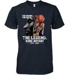 The Mamba The Myth The Legend Kobe Bryant 1987 2020 Premium Men's T-Shirt - kambletee