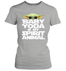 Baby Yoda Is My Spirit Animal Women's T-Shirt - kambletee