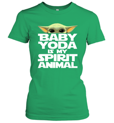Baby Yoda Is My Spirit Animal Women's T-Shirt - kambletee