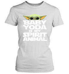 Baby Yoda Is My Spirit Animal Women's T-Shirt - kambletee