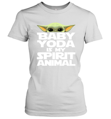 Baby Yoda Is My Spirit Animal Women's T-Shirt - kambletee