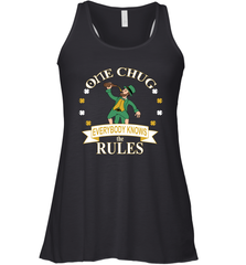 ONE CHUG LEPRECHAUN Racerback Tank - kambletee