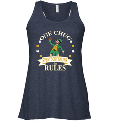 ONE CHUG LEPRECHAUN Racerback Tank - kambletee