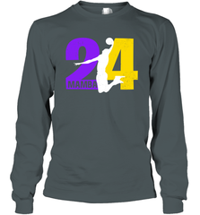 Angel Legend Mamba 24 Basketball Kobe Bryant Long Sleeve T-Shirt - kambletee