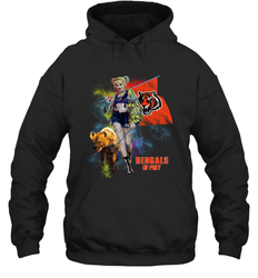 Harley Quinn Cincinnati Bengals Of Prey Hoodie - kambletee