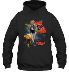Harley Quinn Cincinnati Bengals Of Prey Hoodie - kambletee