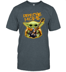 Baby Yoda Hug Guitar Depeche Mode Men's T-Shirt - kambletee