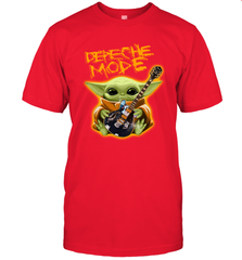 Baby Yoda Hug Guitar Depeche Mode Men's T-Shirt - kambletee