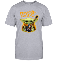 Baby Yoda Hug Guitar Depeche Mode Men's T-Shirt - kambletee