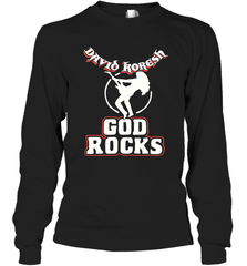 David Koresh God Rocks Long Sleeve T-Shirt - kambletee