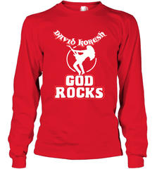 David Koresh God Rocks Long Sleeve T-Shirt - kambletee