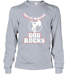 David Koresh God Rocks Long Sleeve T-Shirt - kambletee