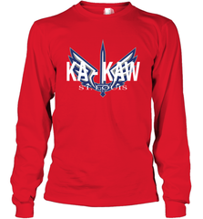 BattleHawks Football Fans St Louis XFL Ka Kaw Long Sleeve T-Shirt - kambletee