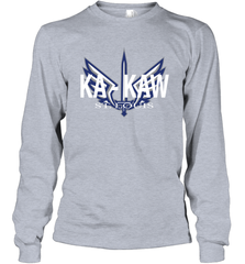 BattleHawks Football Fans St Louis XFL Ka Kaw Long Sleeve T-Shirt - kambletee
