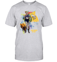 Harley Quinn Minnesota Vikings Of Prey Men's T-Shirt - kambletee
