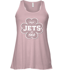 Patrick's Day Shamrock For New York Jets Fans Racerback Tank - kambletee