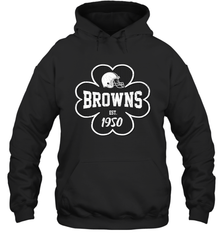 Patrick's Day Shamrock For Cleveland Browns Fans Hoodie - kambletee