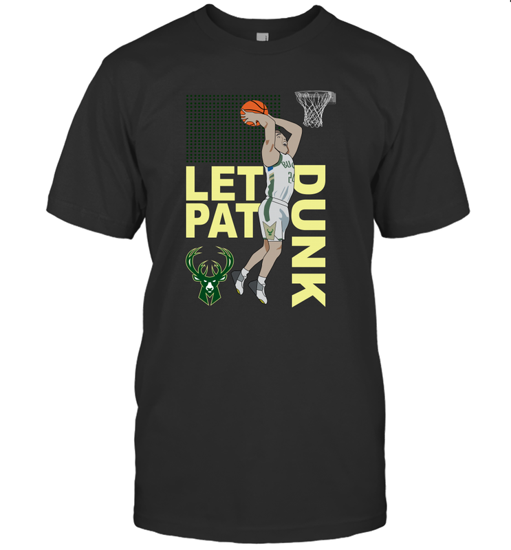 LET PAT DRUNK Pat Connaughton Milwaukee Bucks Men's T-Shirt - kambletee
