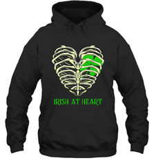 Irish at heart St Patricks Day Hoodie - kambletee