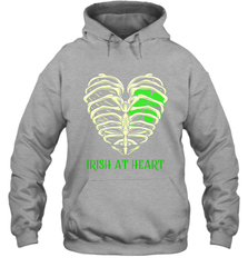 Irish at heart St Patricks Day Hoodie - kambletee