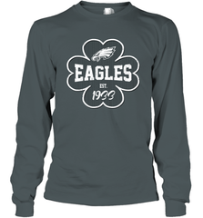 Patrick's Day Shamrock For Philadelphia Eagles Fans Long Sleeve T-Shirt - kambletee