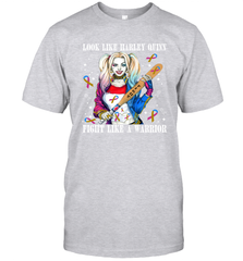 Harley Quinn Fight Like A Warrior Bladder Cancer Awareness Men's T-Shirt - kambletee