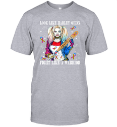 Harley Quinn Fight Like A Warrior Bladder Cancer Awareness Men's T-Shirt - kambletee