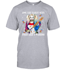 Harley Quinn Fight Like A Warrior Bladder Cancer Awareness Men's T-Shirt - kambletee