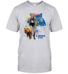 Harley Quinn Detroit Lions Of Prey Men's T-Shirt - kambletee