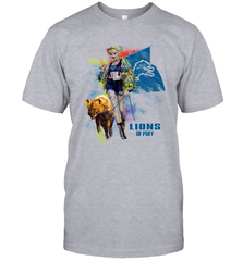 Harley Quinn Detroit Lions Of Prey Men's T-Shirt - kambletee