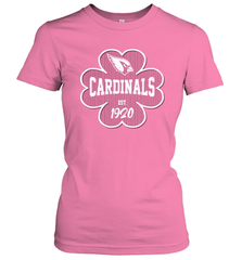 Patrick's Day Shamrock For Arizona Cardinals Fans Women's T-Shirt - kambletee