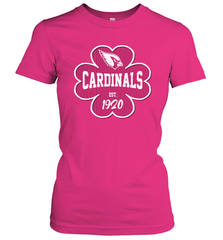 Patrick's Day Shamrock For Arizona Cardinals Fans Women's T-Shirt - kambletee