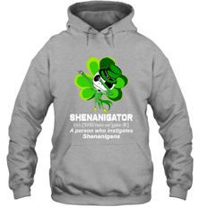 Jack Skellington Shenanigator Patricks Day Hoodie - kambletee