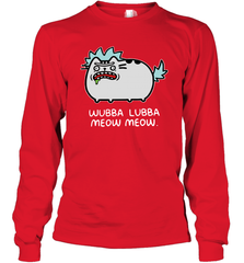 Rick sanchez Cat wubba lubba meow meow Long Sleeve T-Shirt - kambletee