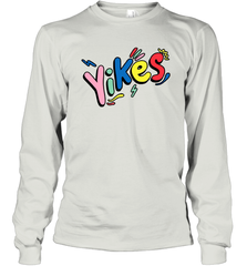 Eddy burback merch yikes rainbow Long Sleeve T-Shirt - kambletee
