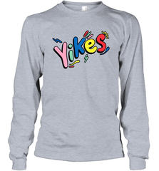 Eddy burback merch yikes rainbow Long Sleeve T-Shirt - kambletee