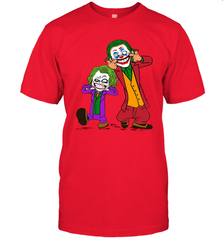 Double Joker Calvin and Hobbes T-Shirt - kambletee