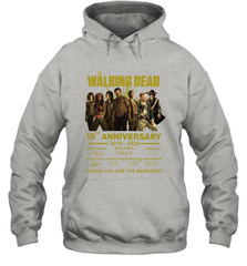 The Walking Dead 10th anniversary 2010 2020 Hoodie - kambletee